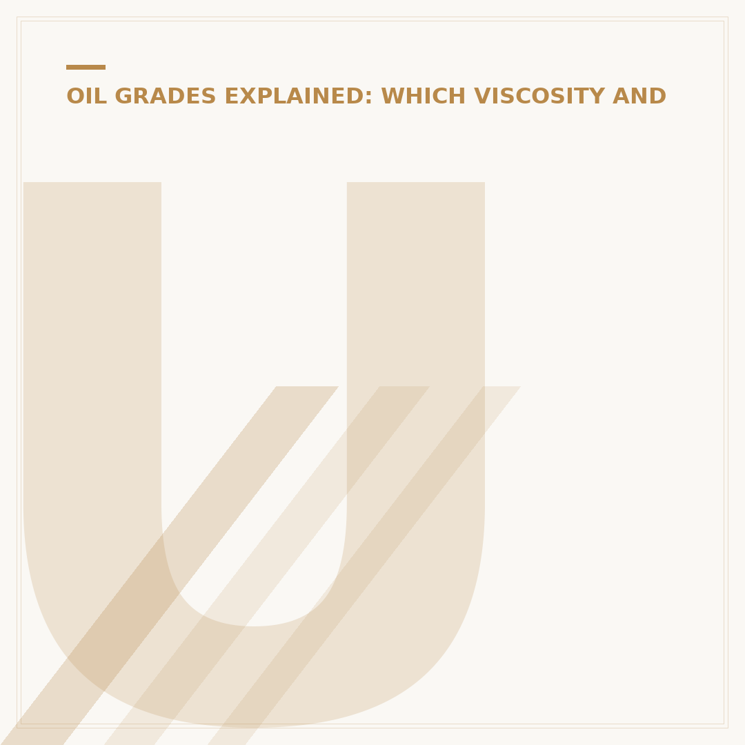 Understanding 10w60 Engine Oil: Viscosity Explained