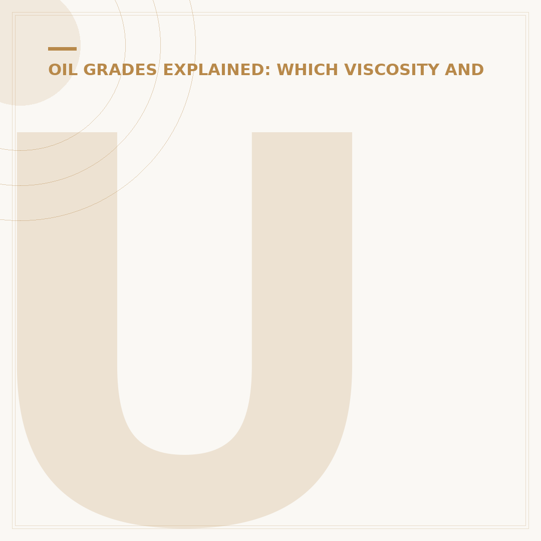 Understanding 20W50 Engine Oil: Viscosity and Applications