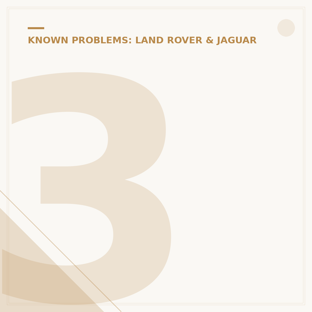 3.0 Ingenium Engine Problems: What to Check