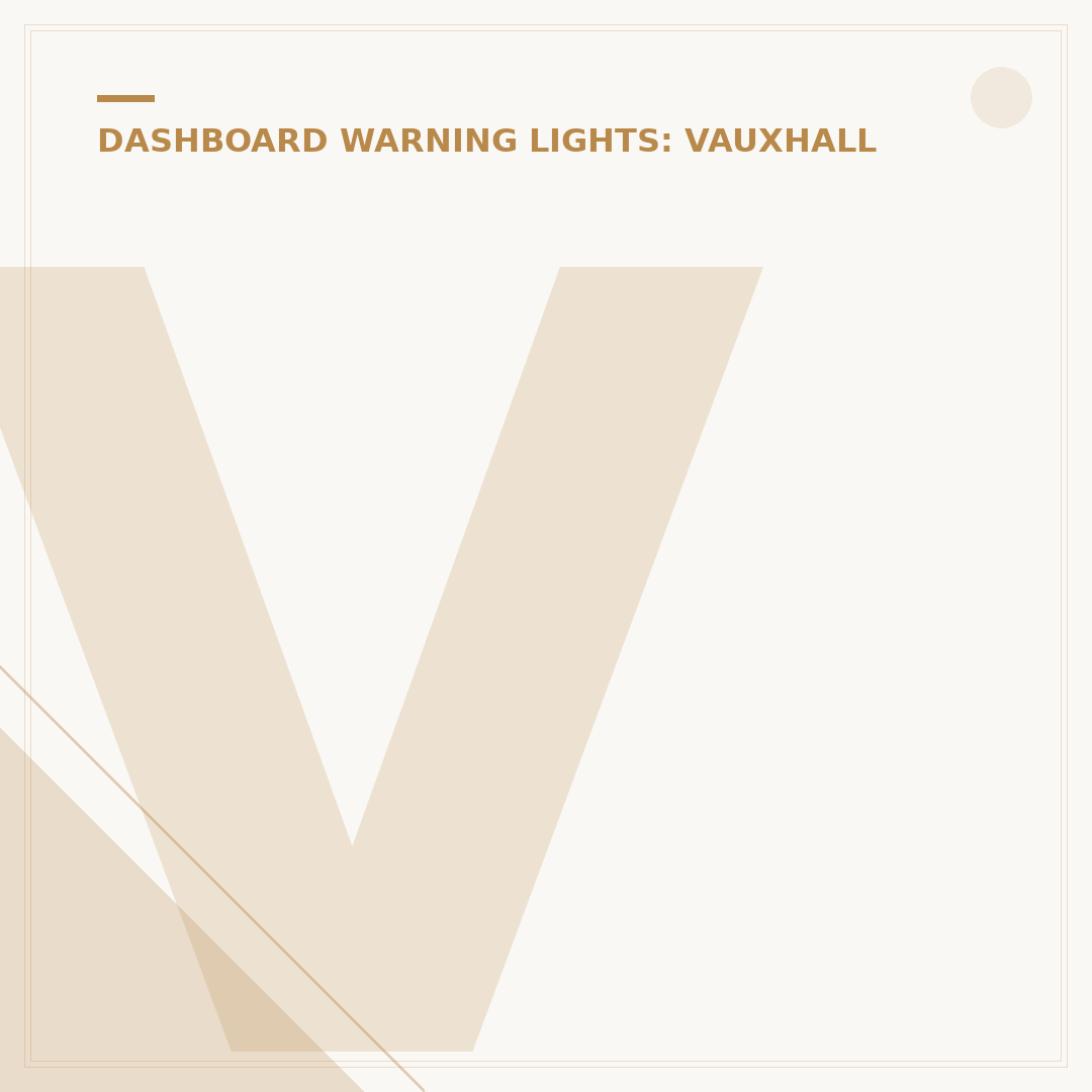 Vauxhall Astra Brake Light Bulb: Replacement & Checks