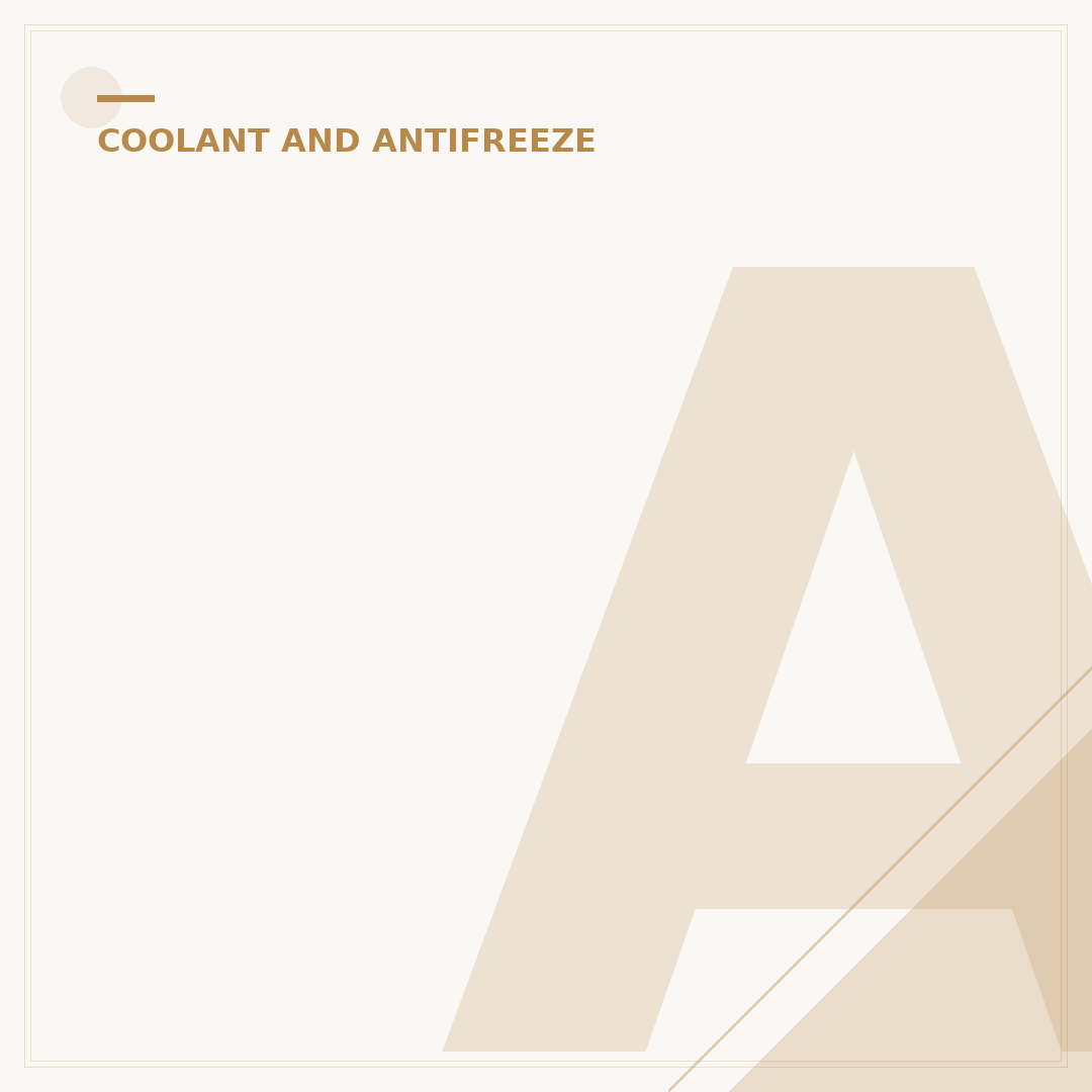 Audi Coolant: What Your Car Needs