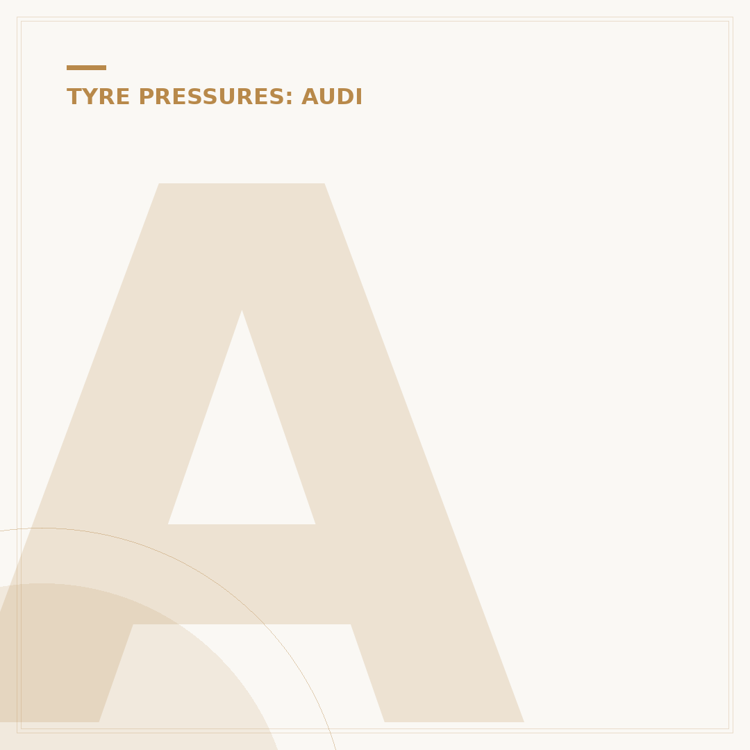 Audi Q7 Tyre Pressure