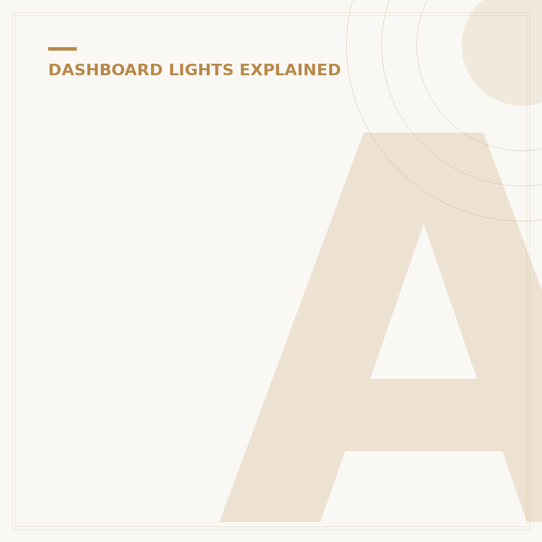 Audi Warning Lights on Dashboard Explained