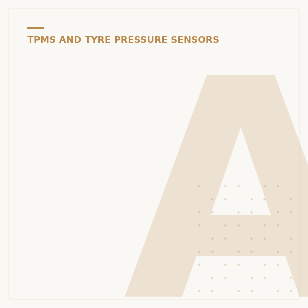 Automotive TPMS: Understanding Tyre Pressure Monitoring