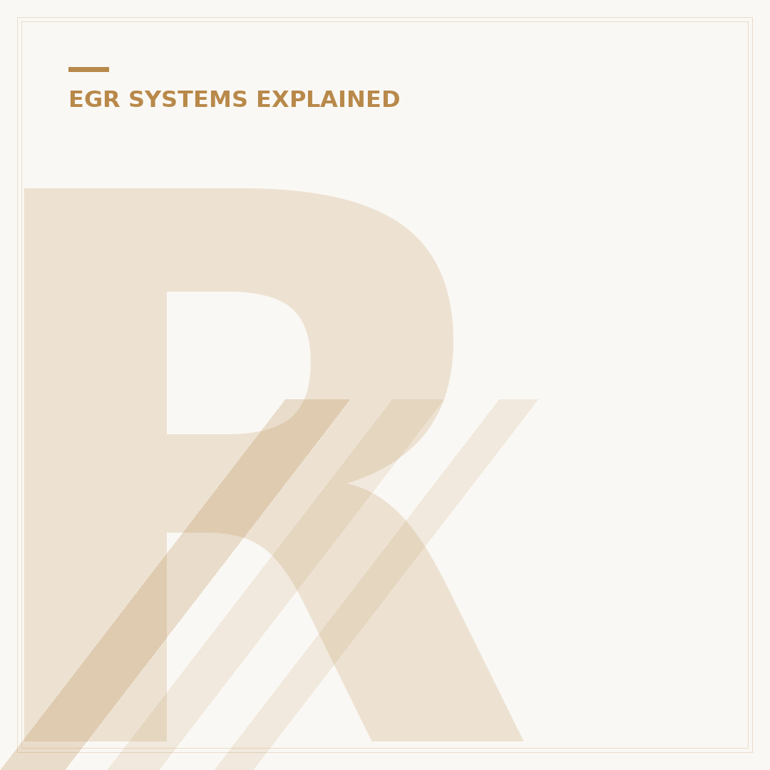 Recognising Bad EGR Symptoms in Your Vehicle