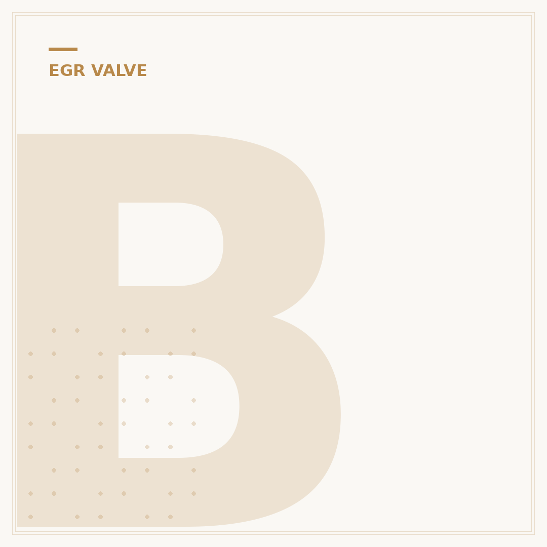 Blocked EGR Valve Symptoms: What to Look For