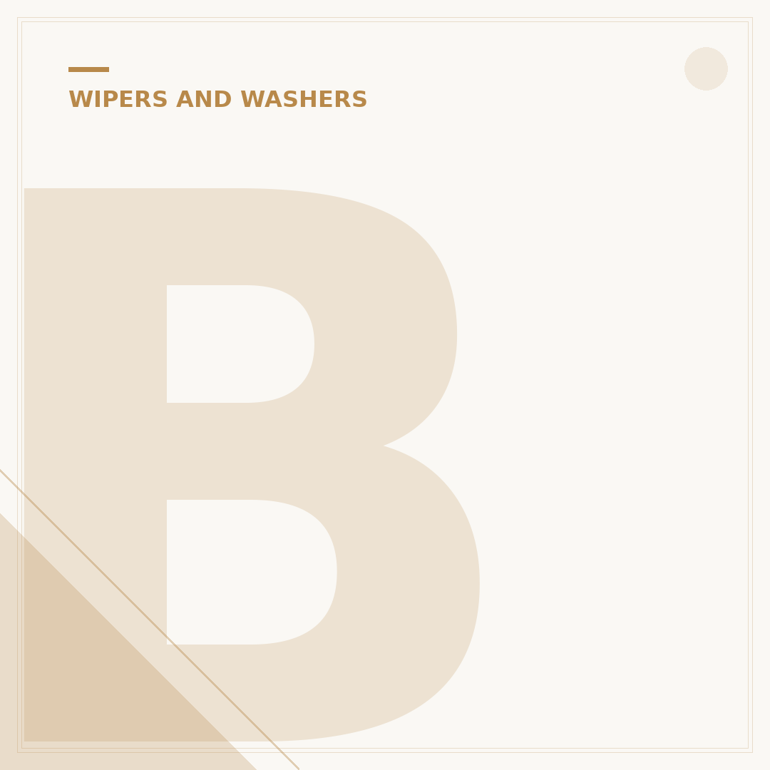BMW Wiper Blades: Selection and Replacement Tips
