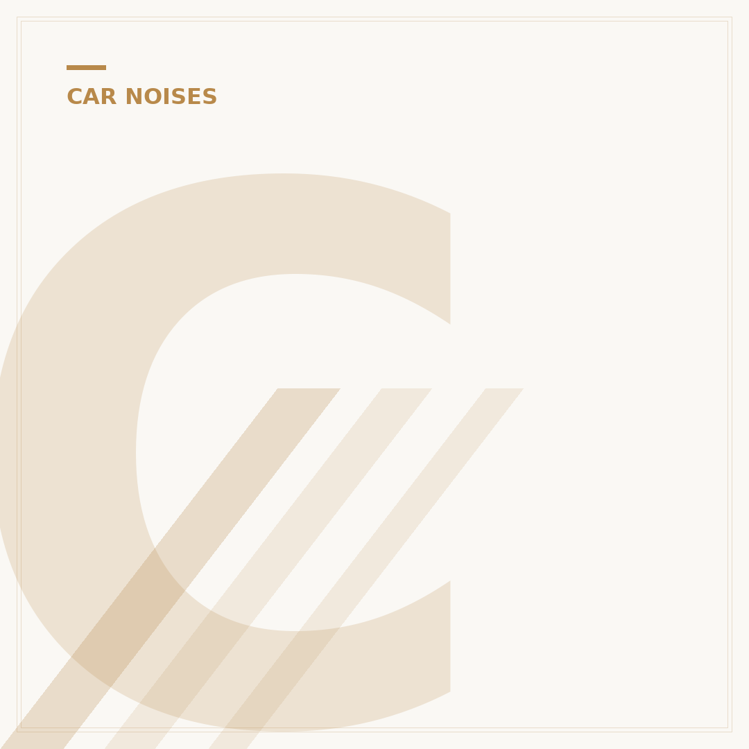 Car Makes Noise When Accelerating: Common Causes & Checks