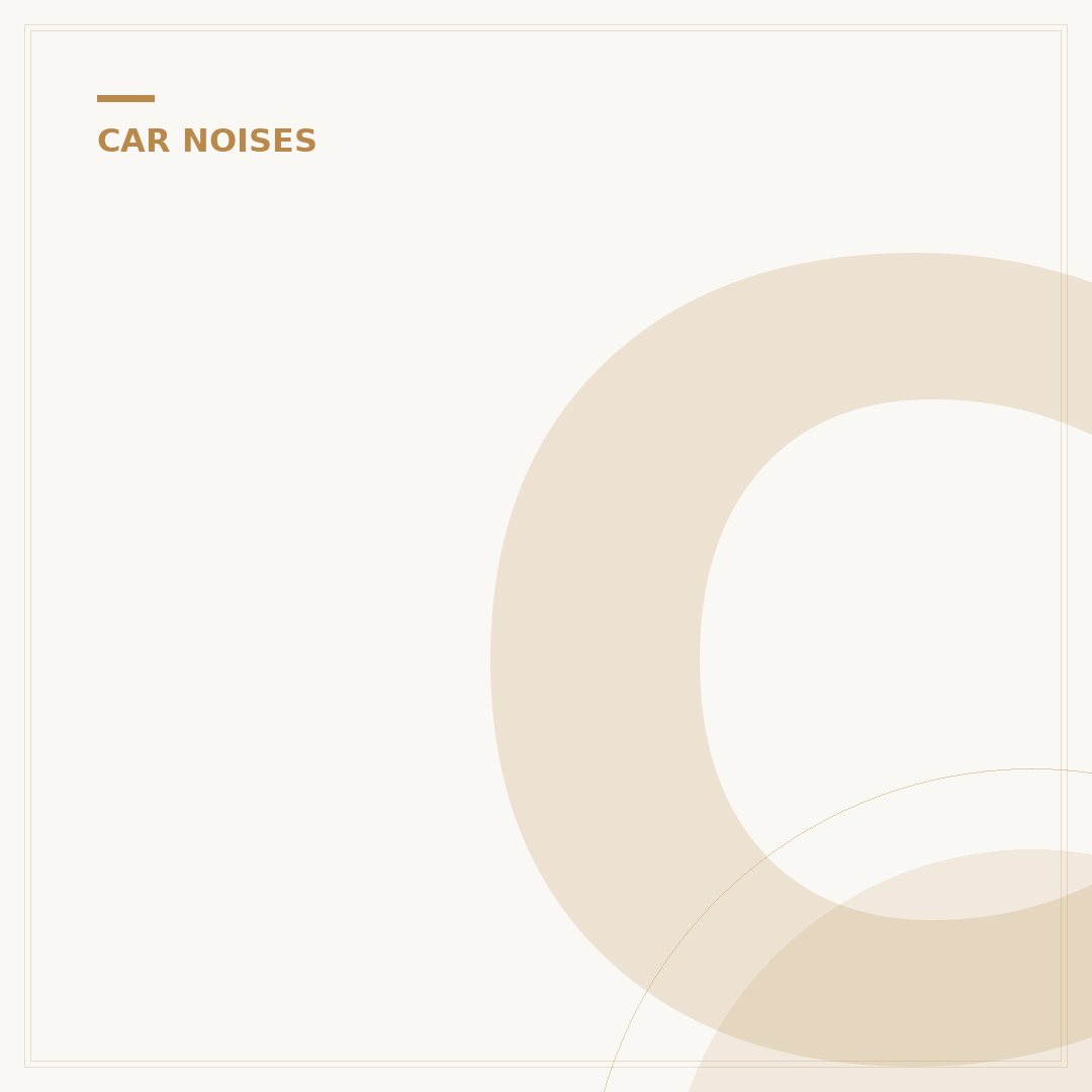 Car Rattling Noise: Causes, Diagnosis, and What to Do