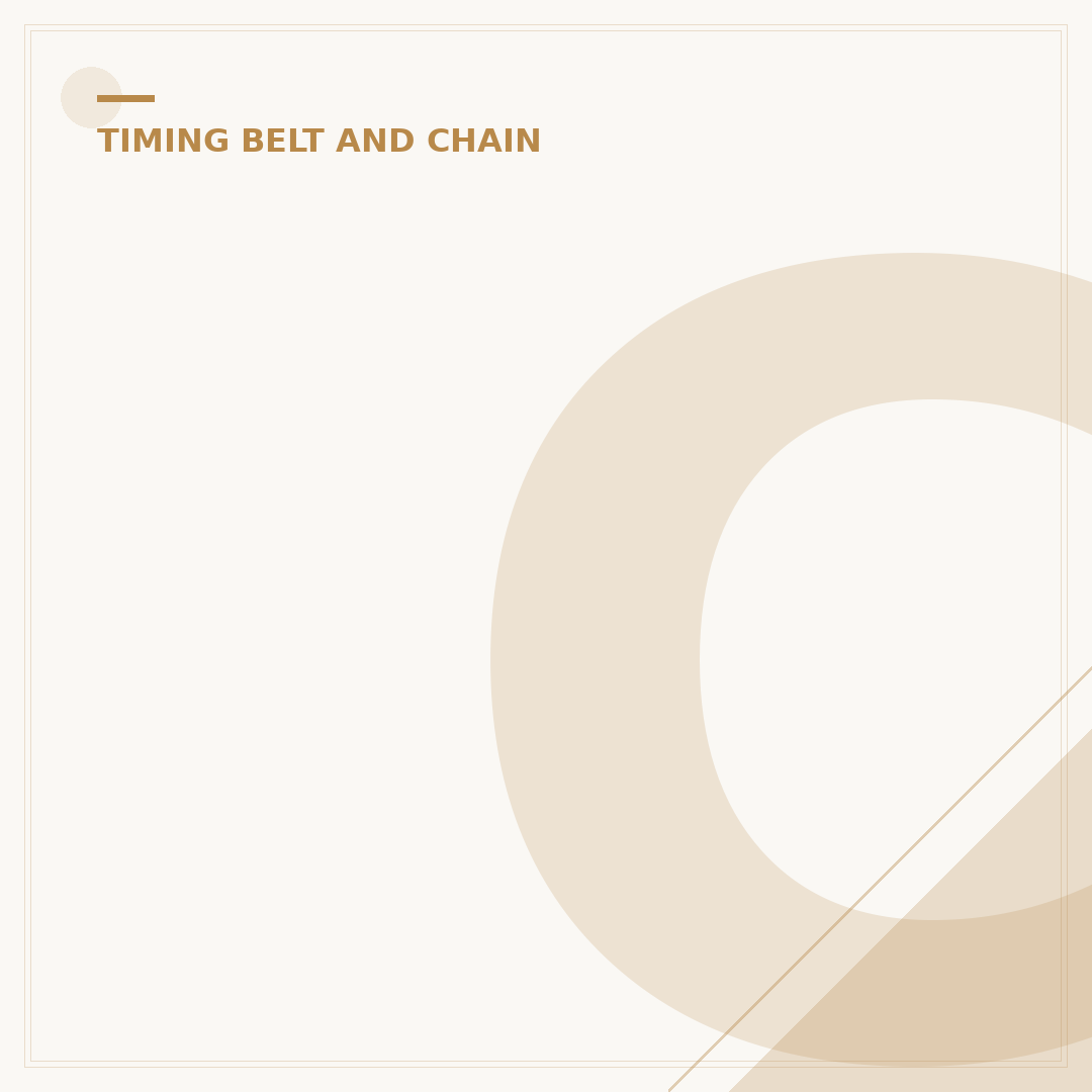 Cars Without Wet Belts: Timing Chains Explained