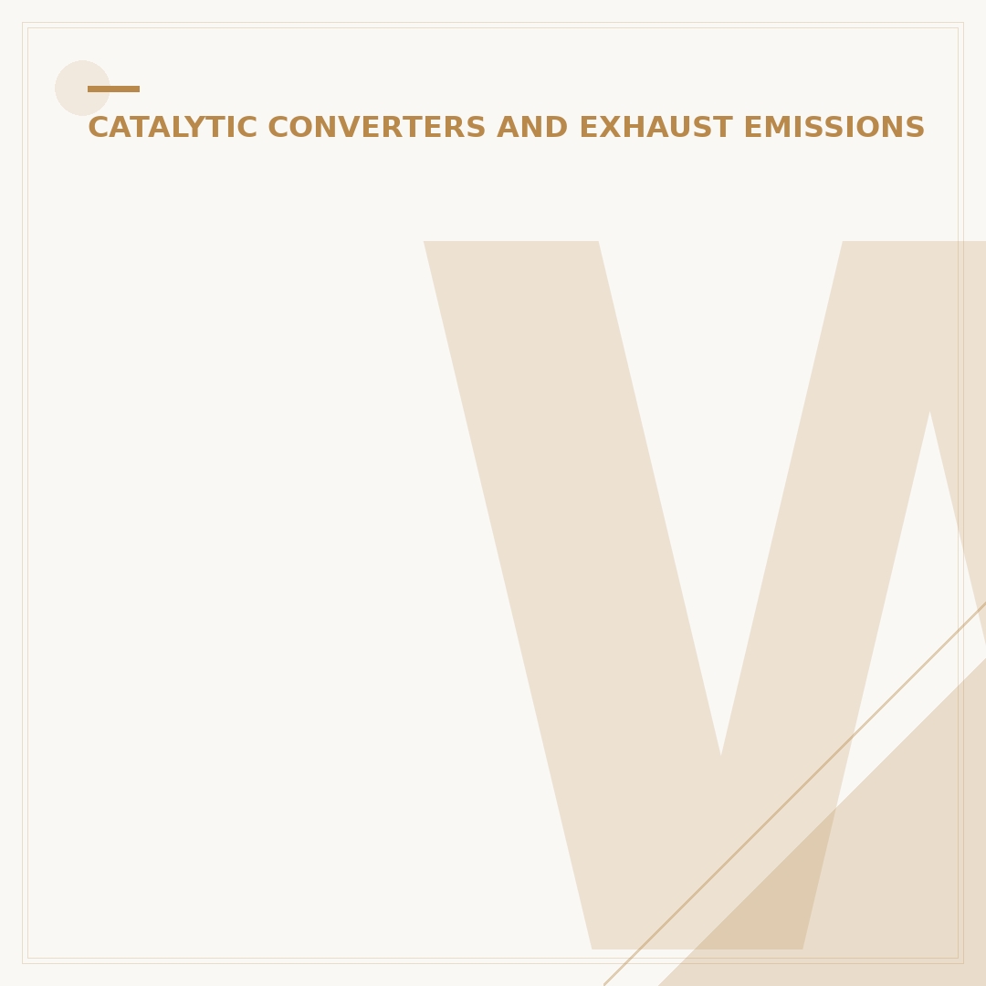 What's a Catalytic Converter Do?