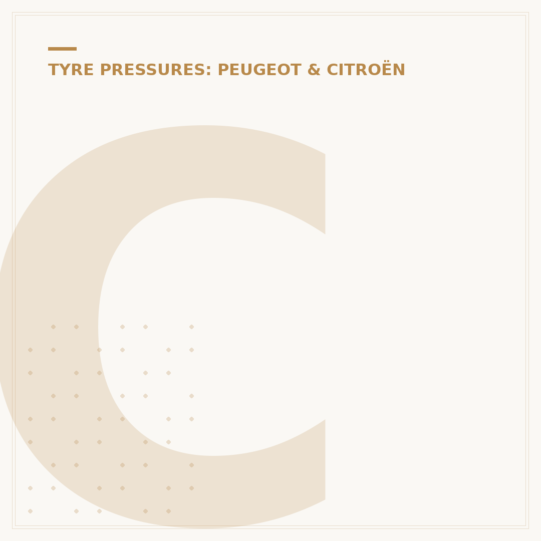 Citroen Dispatch Tyre Pressure: Get it Right