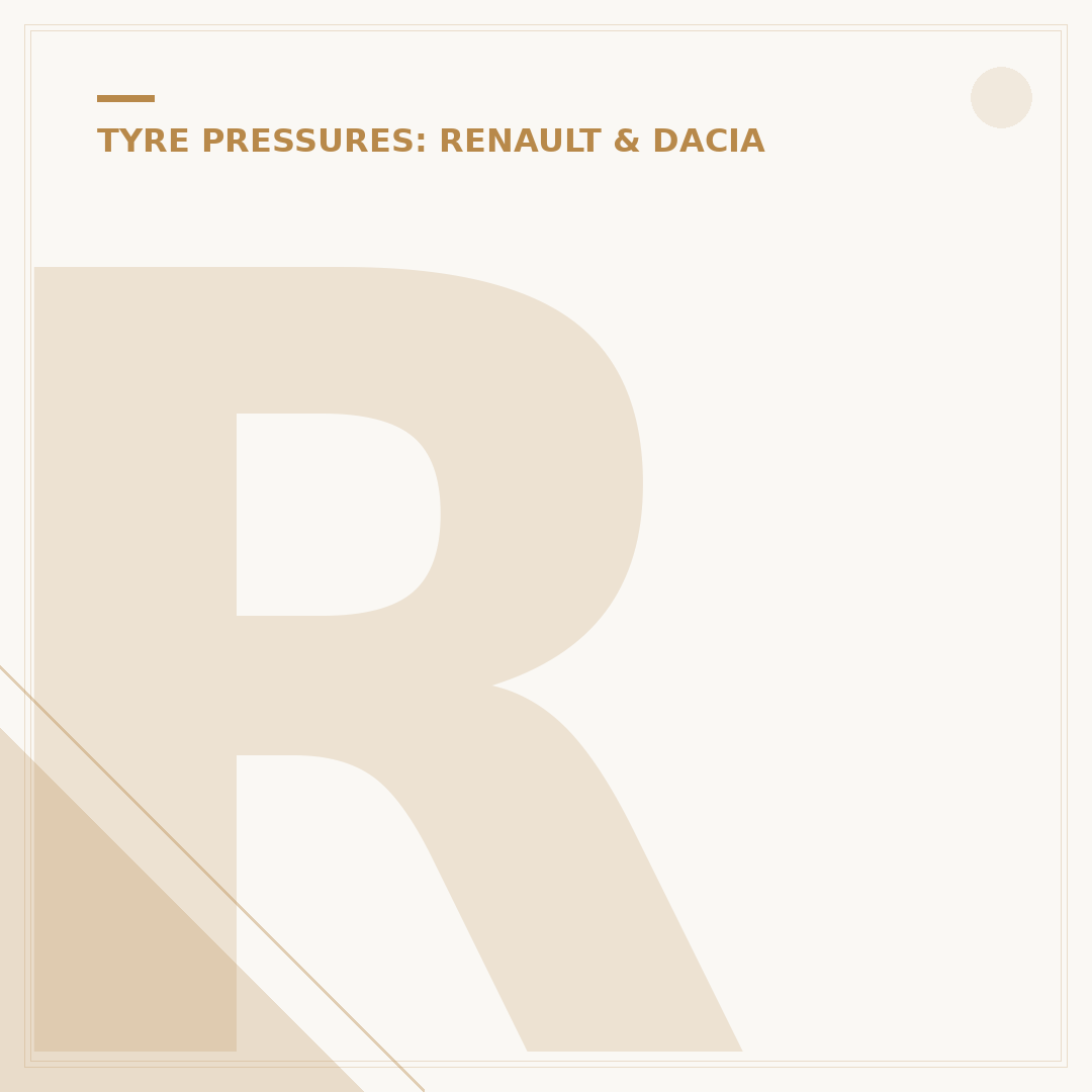 Renault Clio Tyre Pressure: Find Your Car's PSI