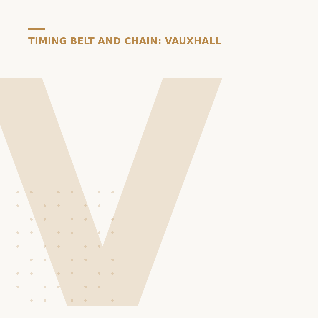 Vauxhall Corsa Timing Chain: Signs of Wear