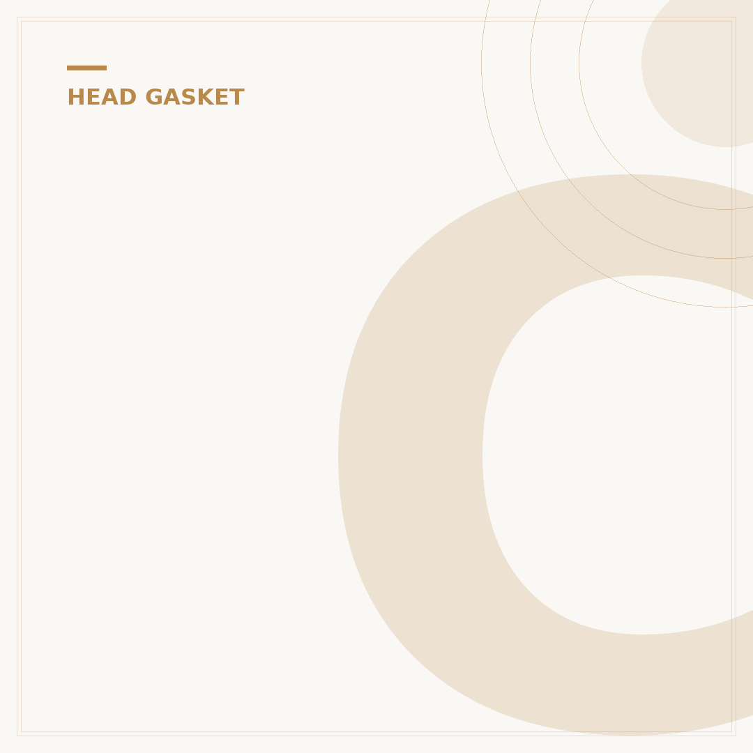 Cylinder Head Gasket Seal: What It Does & Why It Matters
