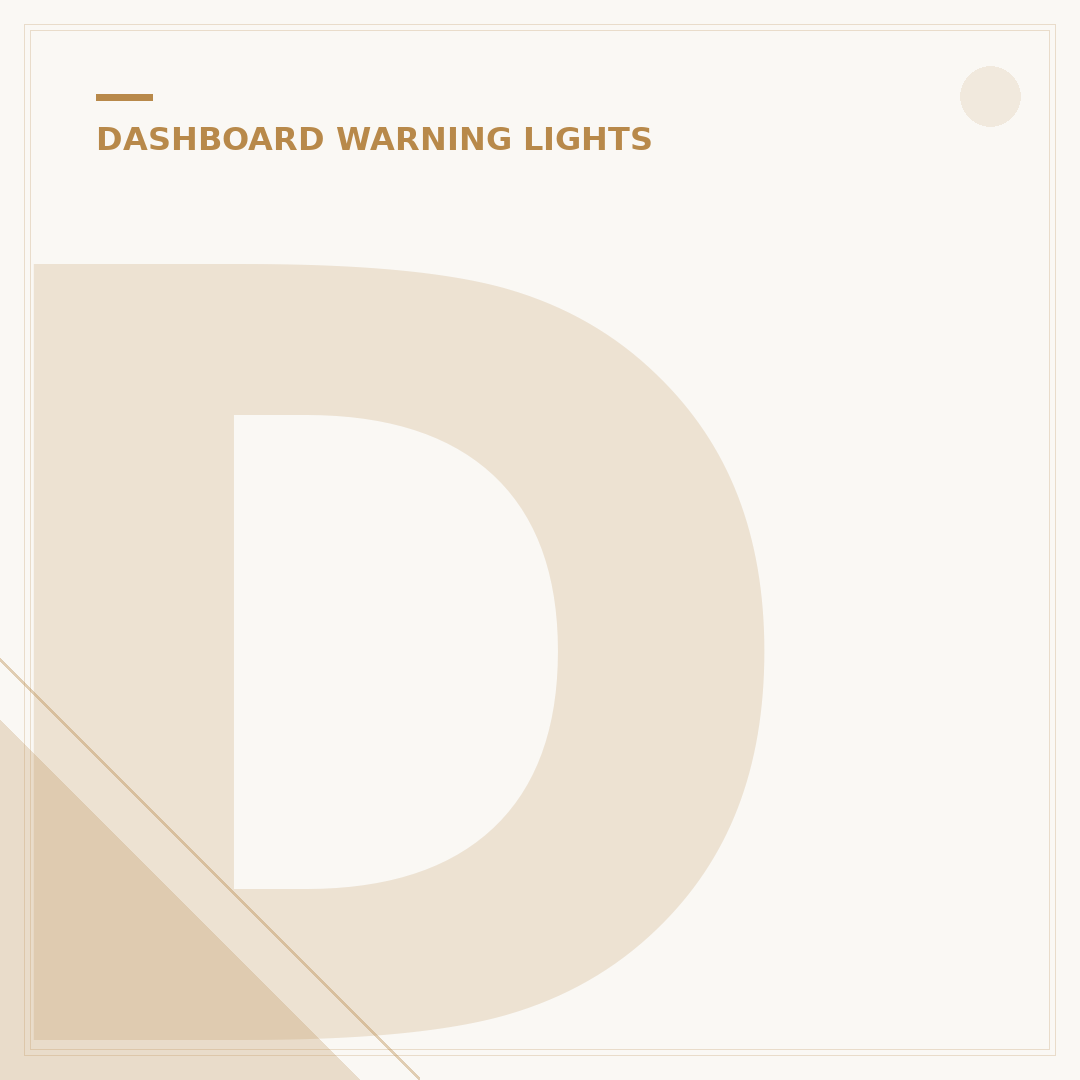 DPF Light On Dash: What It Means & How To Fix It