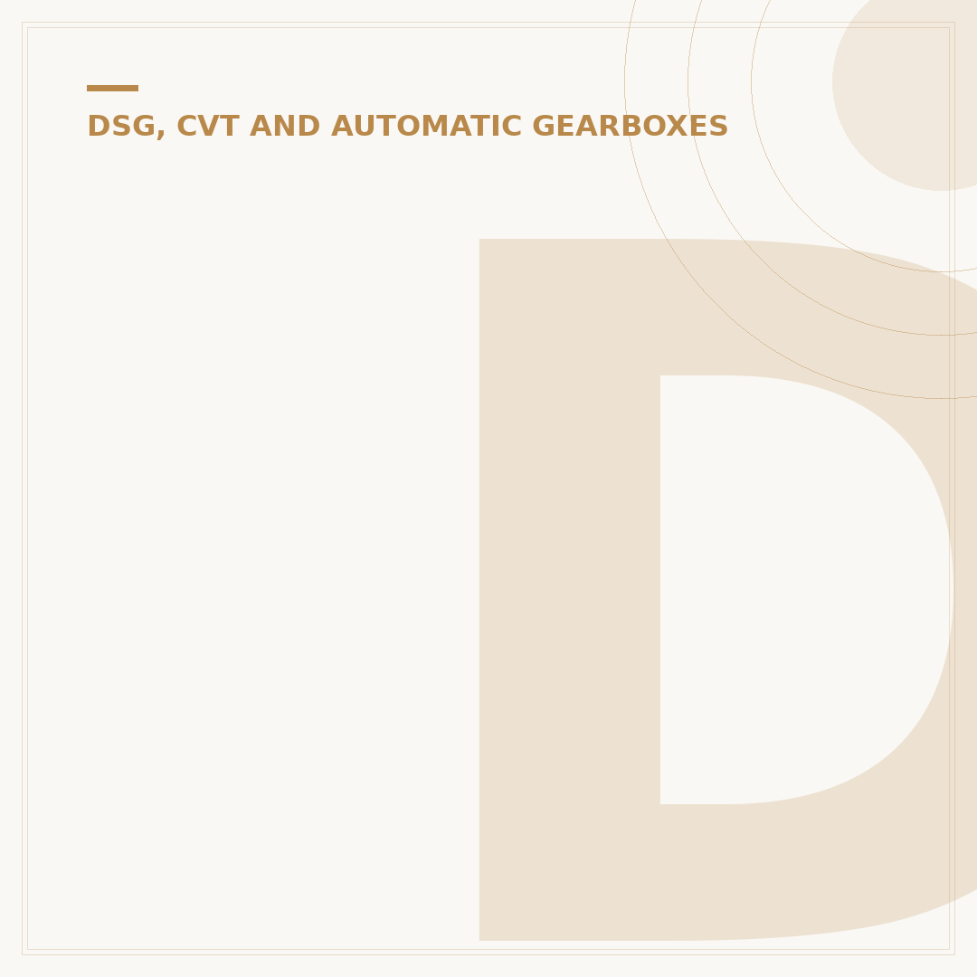 DSG Gearbox Faults: Common Issues and Solutions