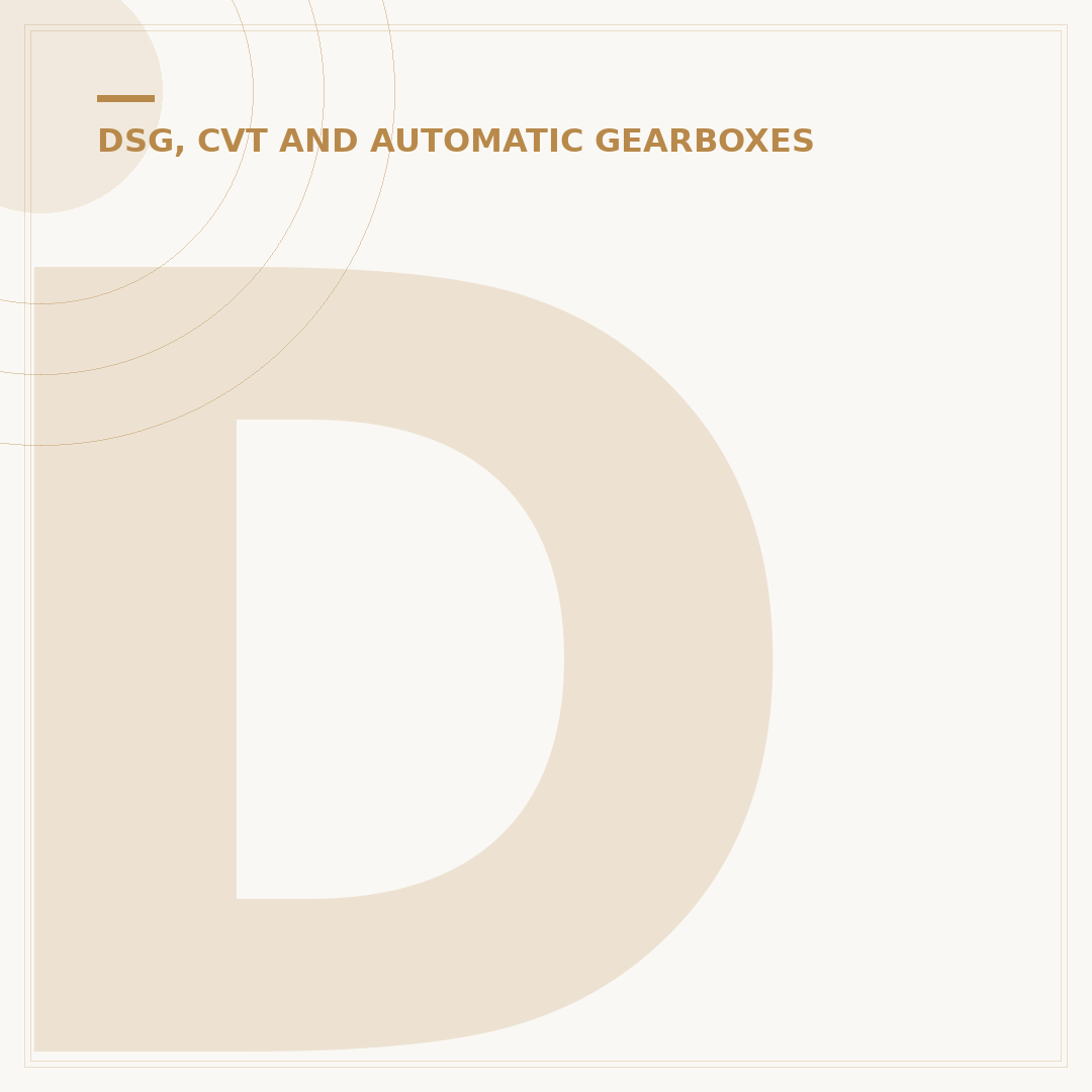 DSG Service: Understanding Your Gearbox's Needs