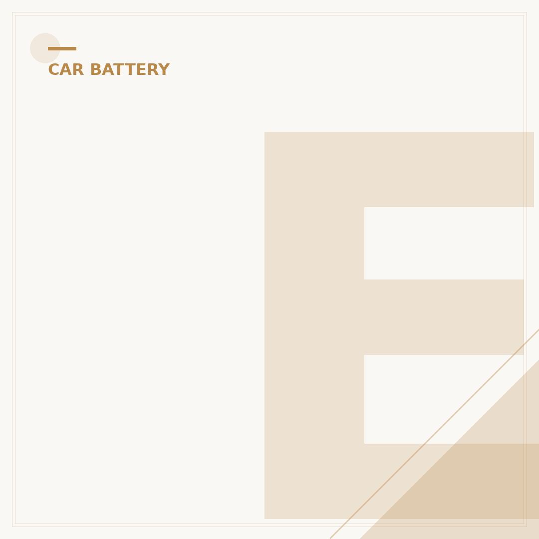 EFB Car Battery Explained: Start-Stop & More