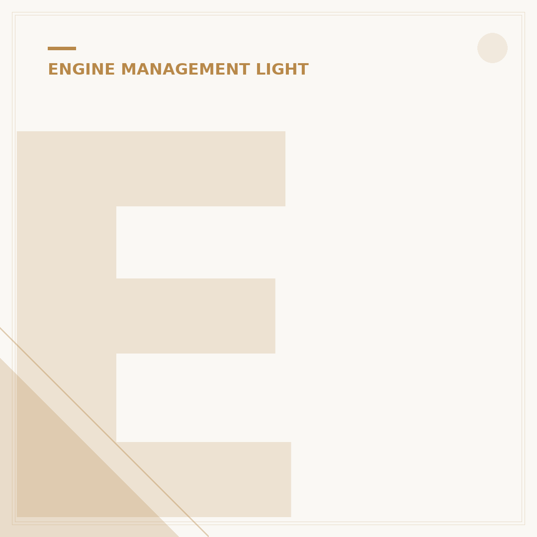 Engine Management Light Reset: Avoid Costly Mistakes