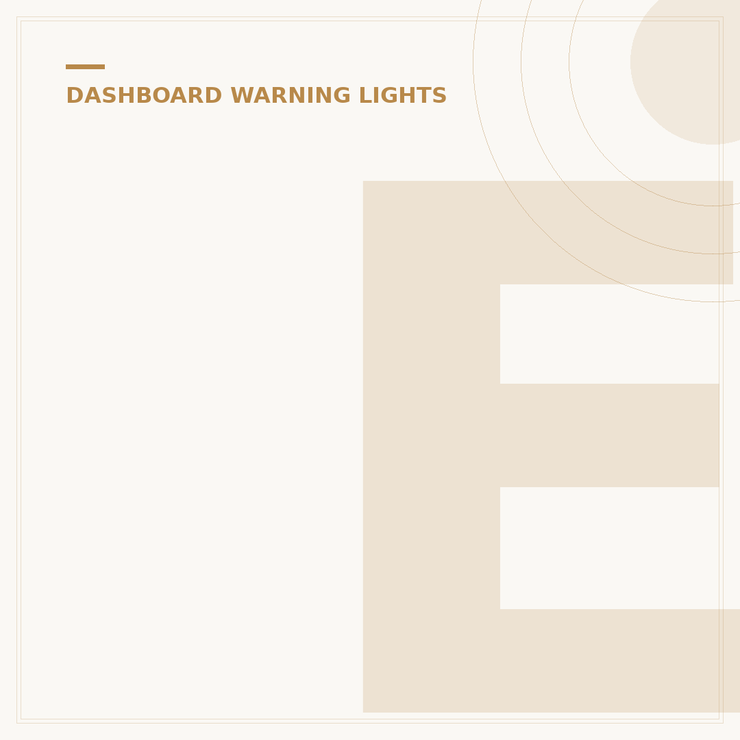 EPC Dashboard Light: What It Means & What To Do