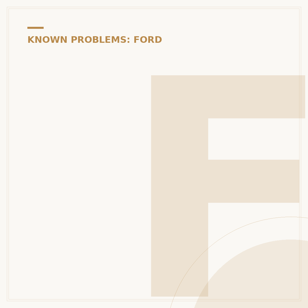 Ford Fiesta Problems: Common Issues & Reliability