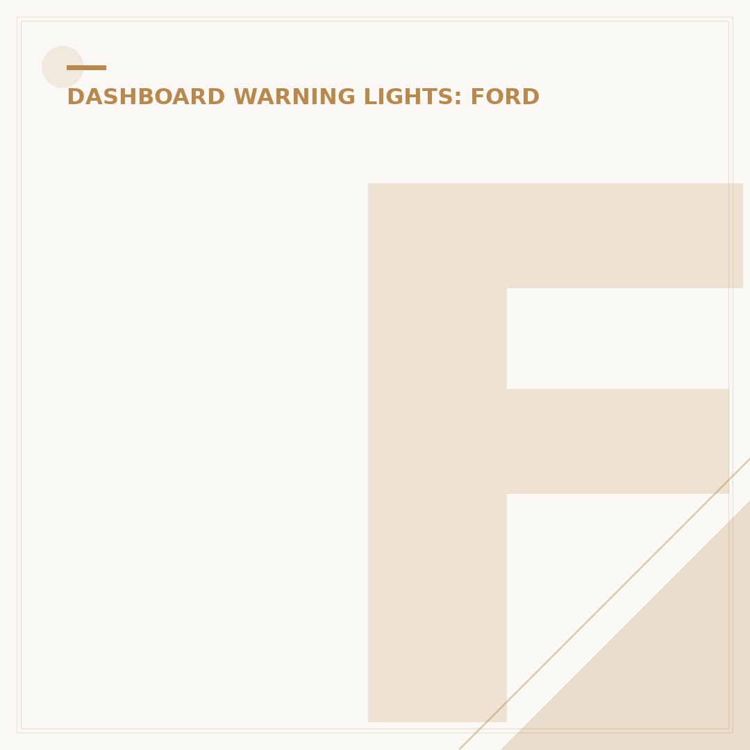 Ford Focus ABS Light On: Causes and What to Do