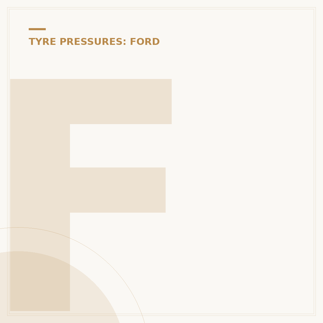Ford Focus Tyre Pressure