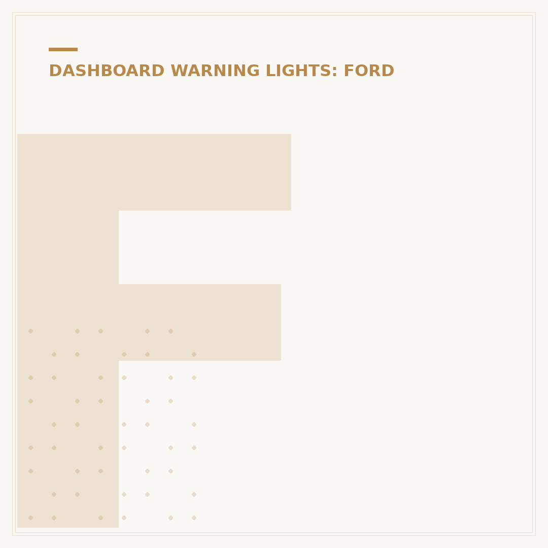 Ford Focus Warning Signs: What They Mean & How to Act