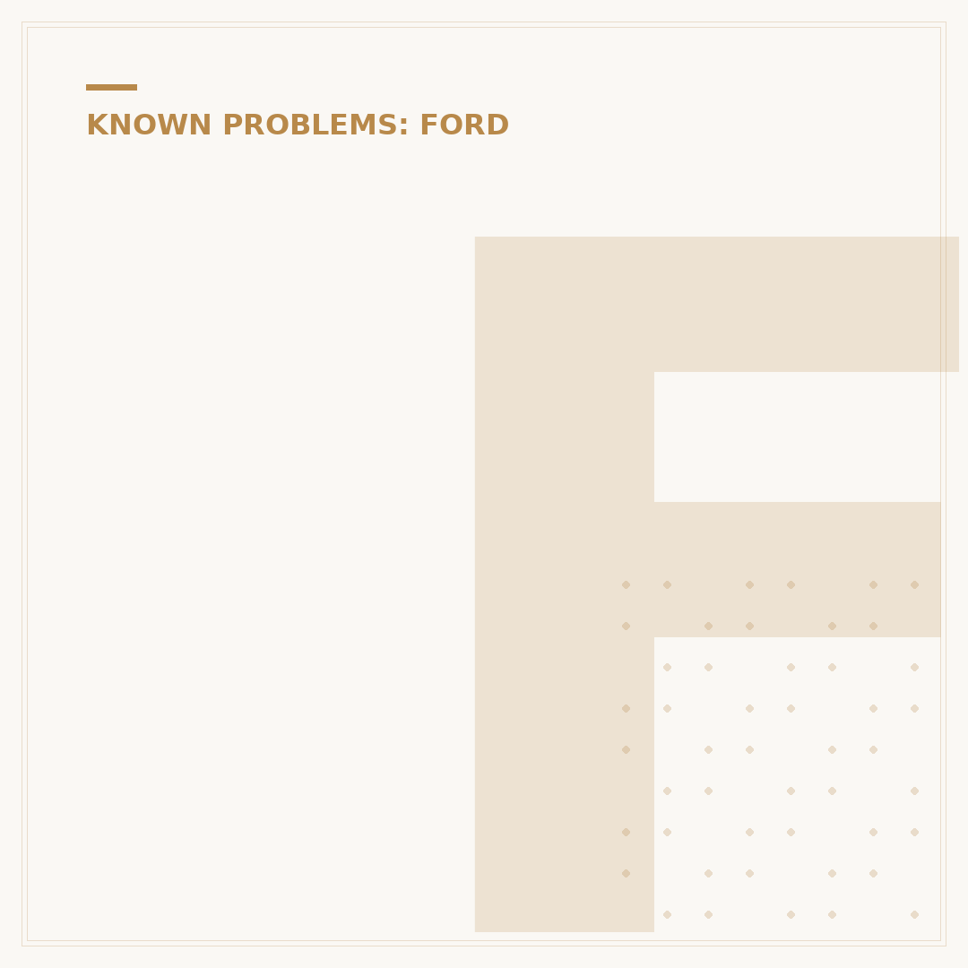Ford Kuga Common Faults: What Owners Need to Check