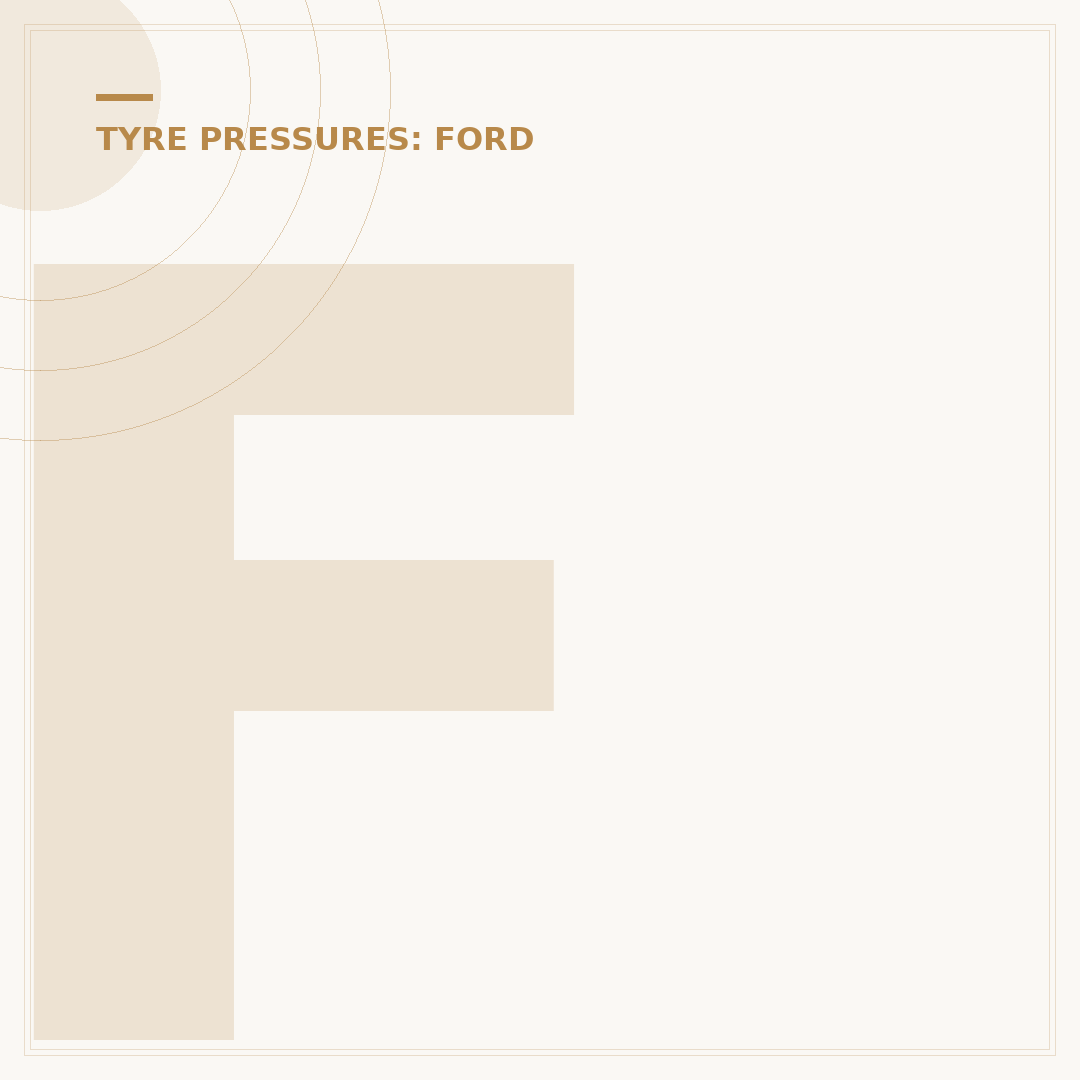 Ford Kuga Tyre Pressure: Finding the Correct PSI
