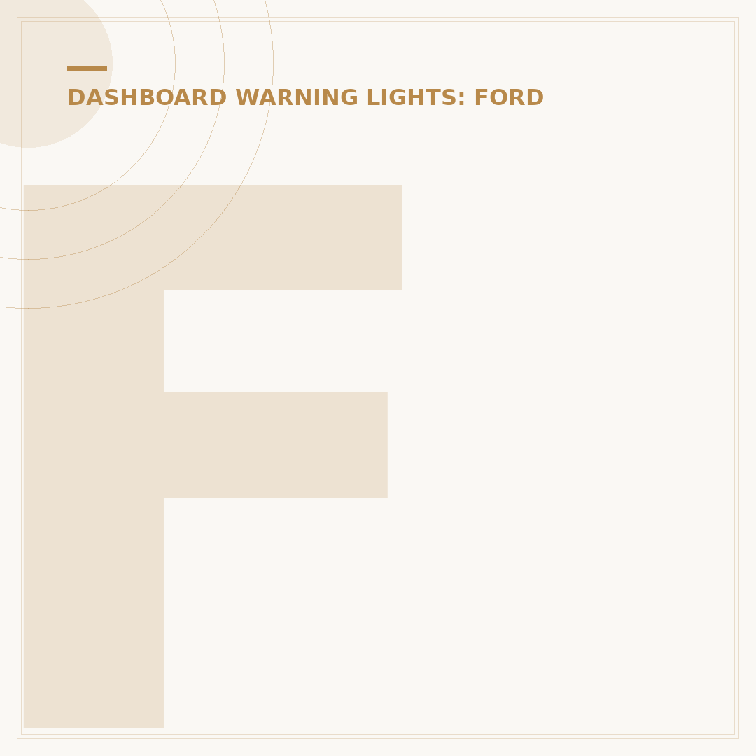 Ford Transit Brake Warning Light Meaning Explained