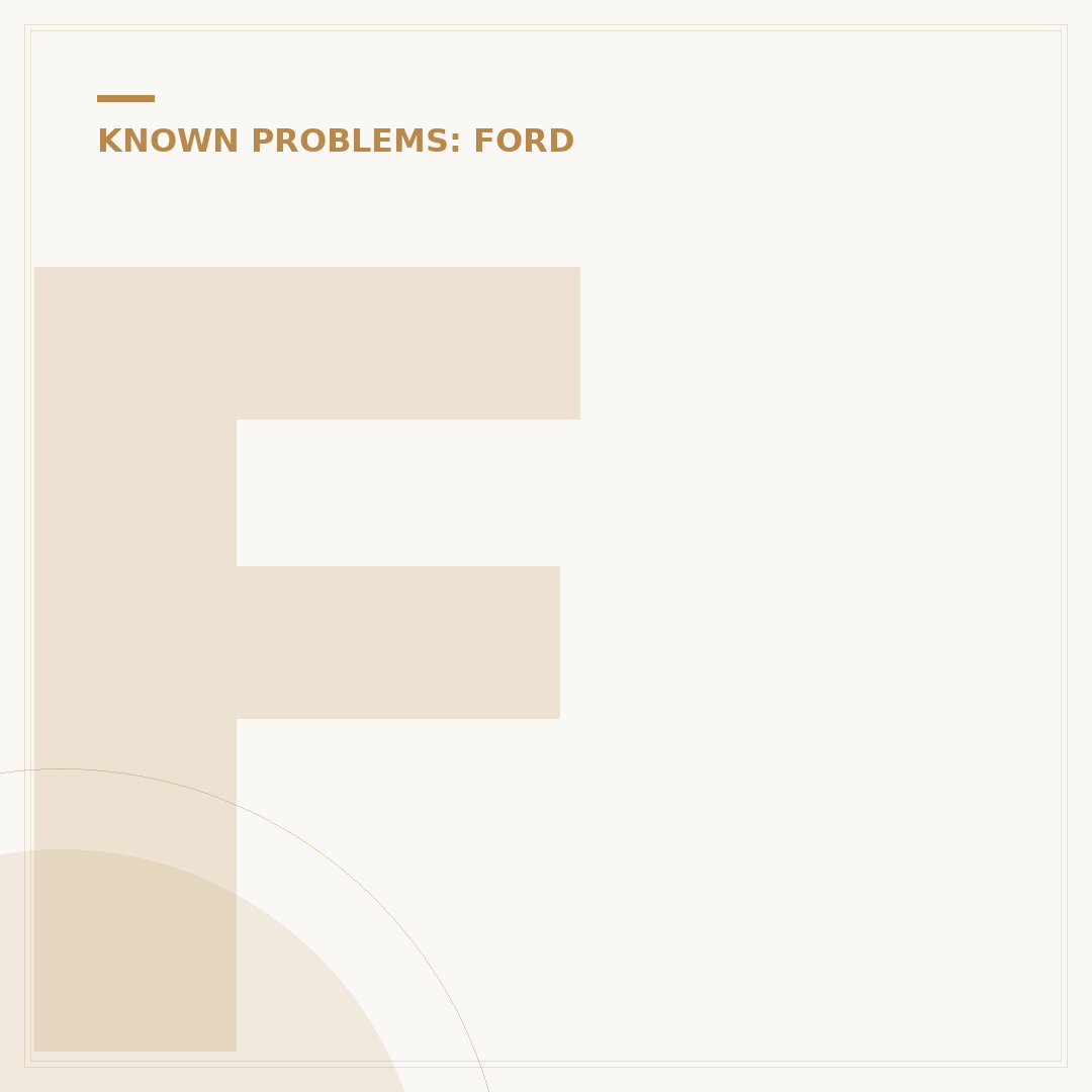 Ford Transit Custom Problems: What to Expect
