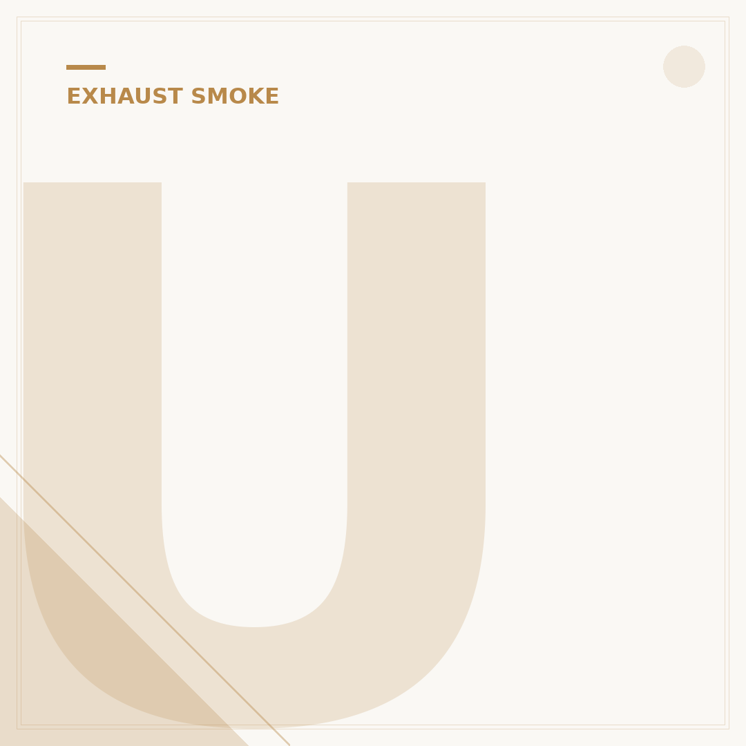 Understanding Gray Smoke from Diesel Exhaust