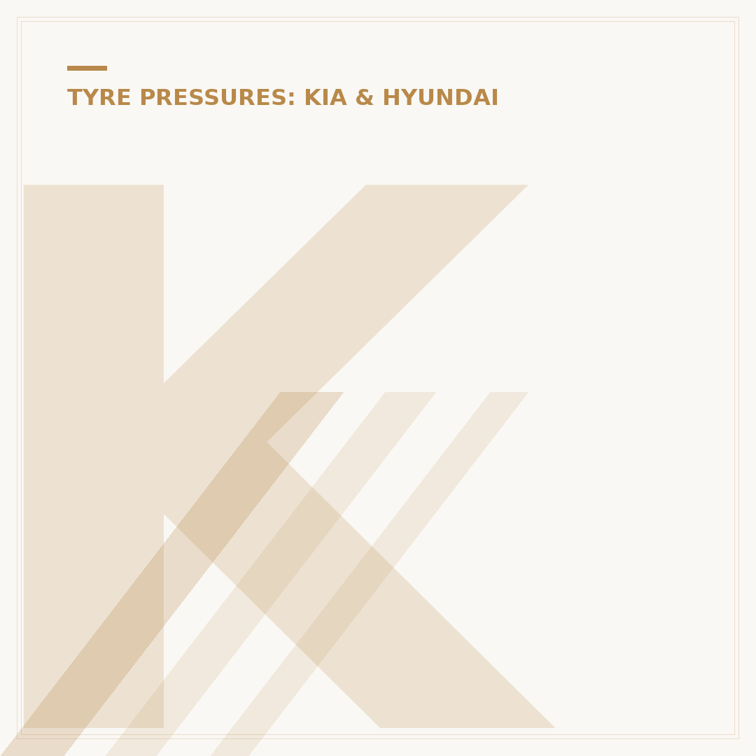 Kia Picanto Tyre Pressure: What You Need to Know