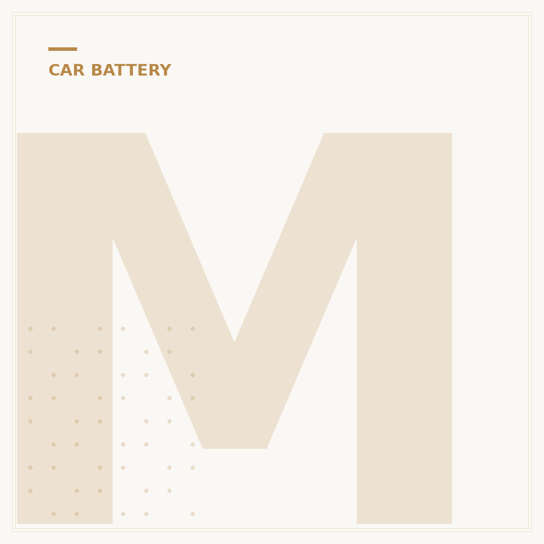 Mini Cooper S Car Battery