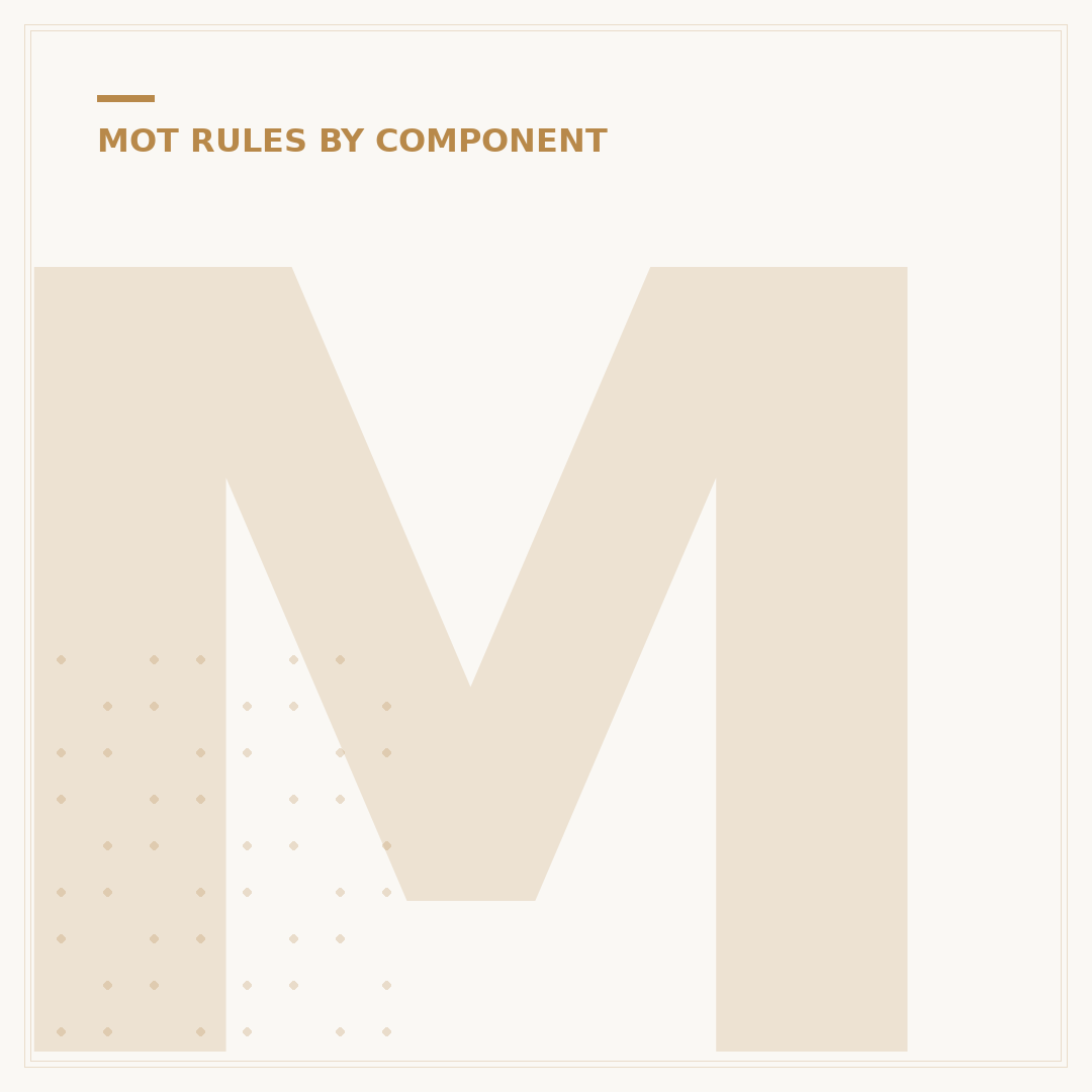 MOT Tyre Rules: What You Need to Check
