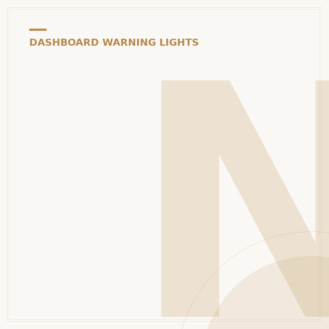 New MOT Rules for Warning Lights