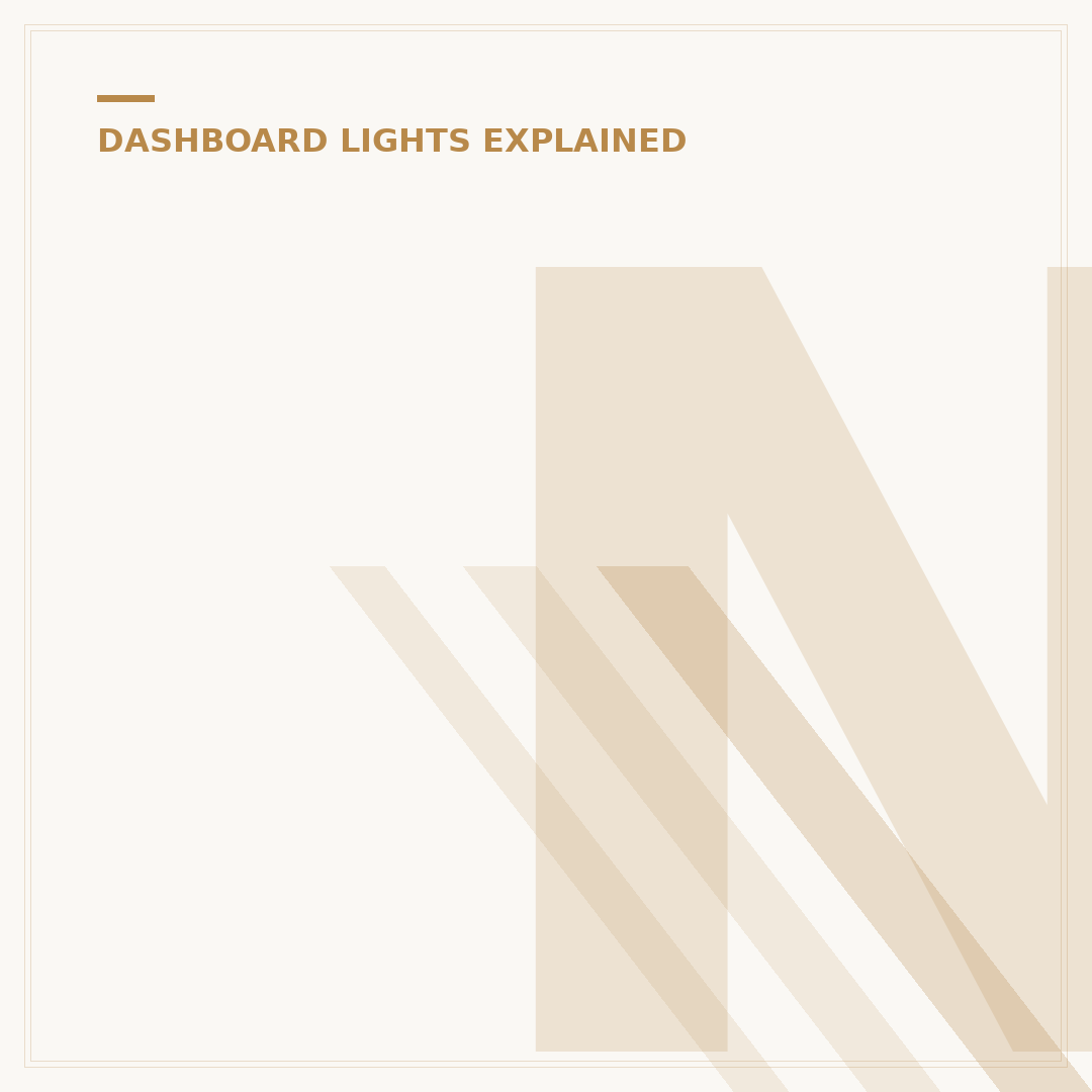 Nissan Dashboard Warning Lights Explained