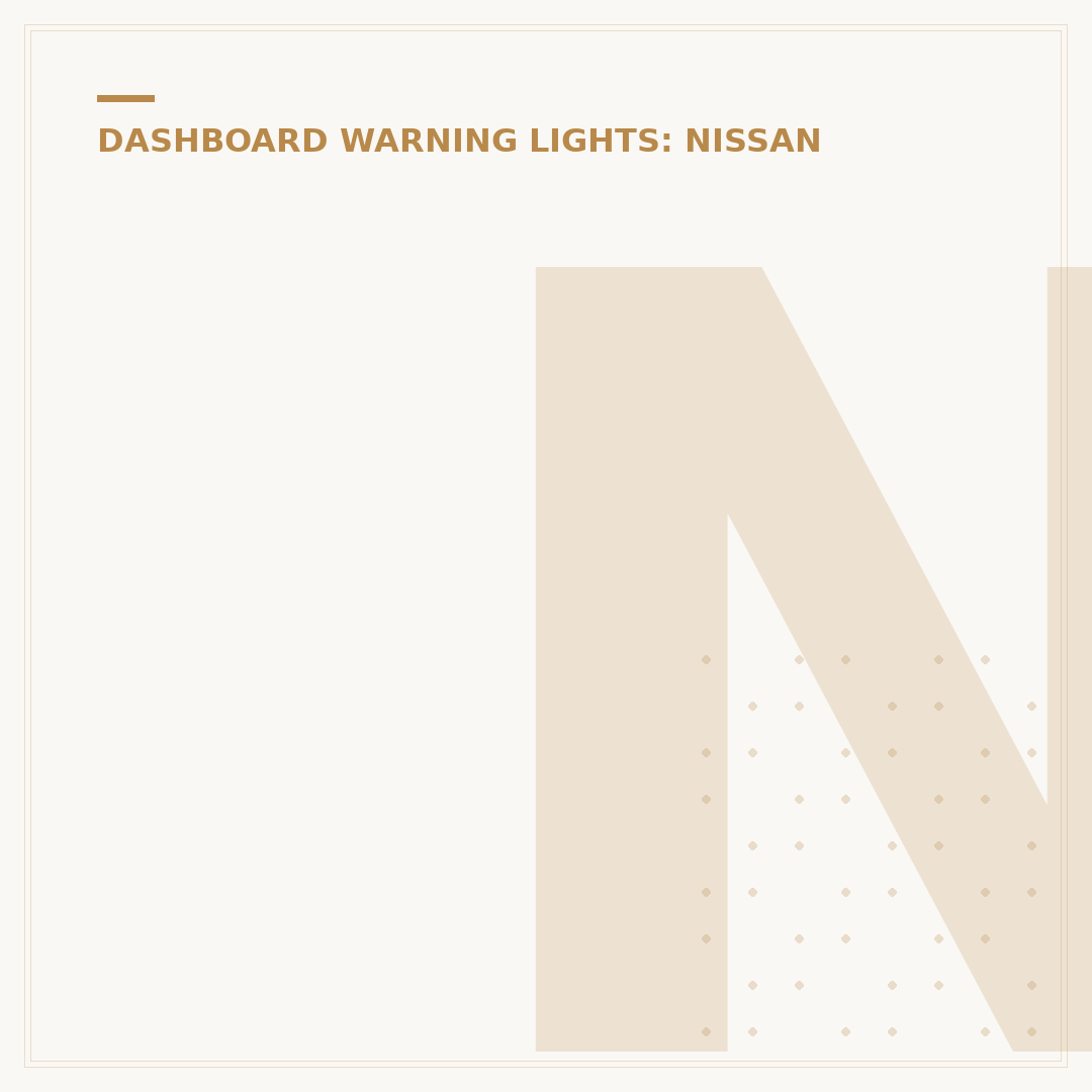 Nissan Juke Dashboard Lights Explained