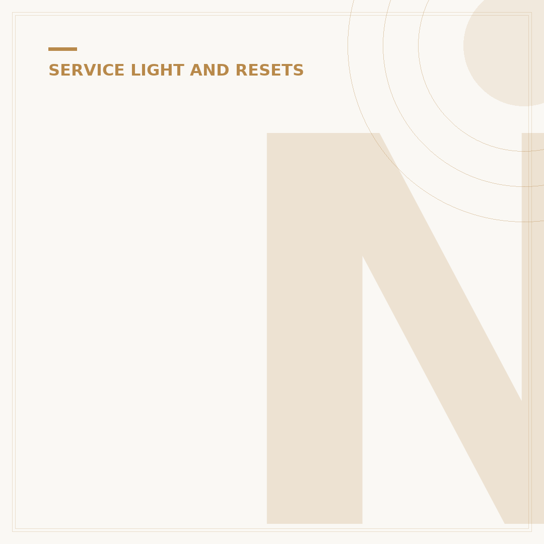 Nissan Note Service Light Reset Procedure Explained