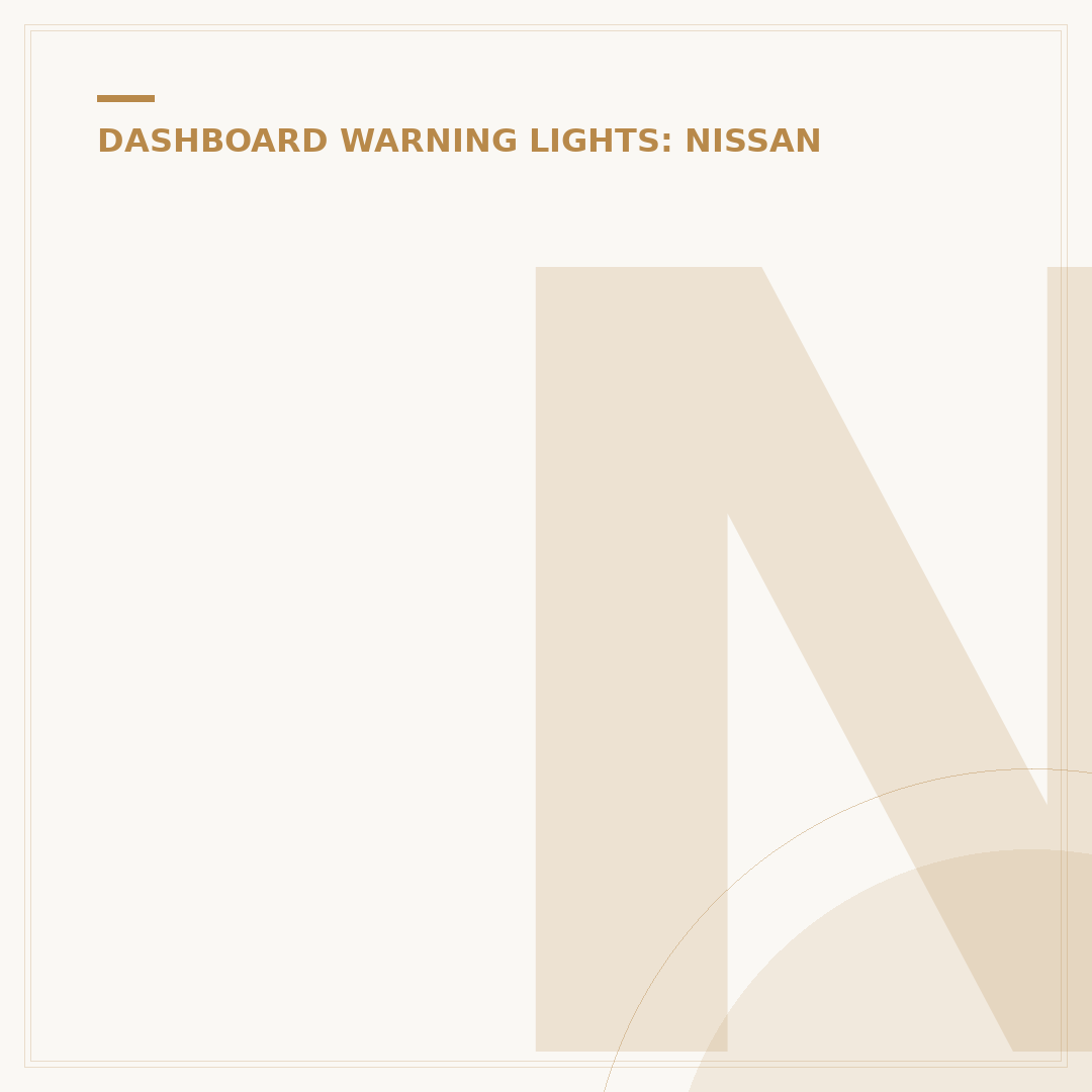 Nissan Qashqai Warning Lights Explained