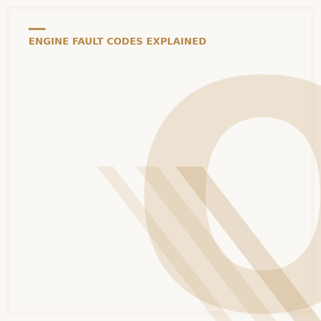 OBD P0101: What the MAF Sensor Code Means