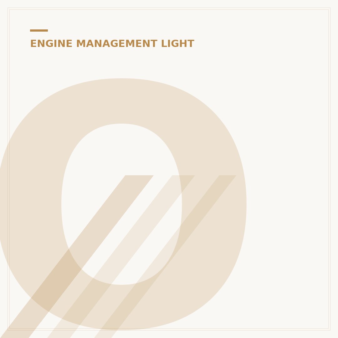 Orange Engine Warning Light: What It Means & What To Do