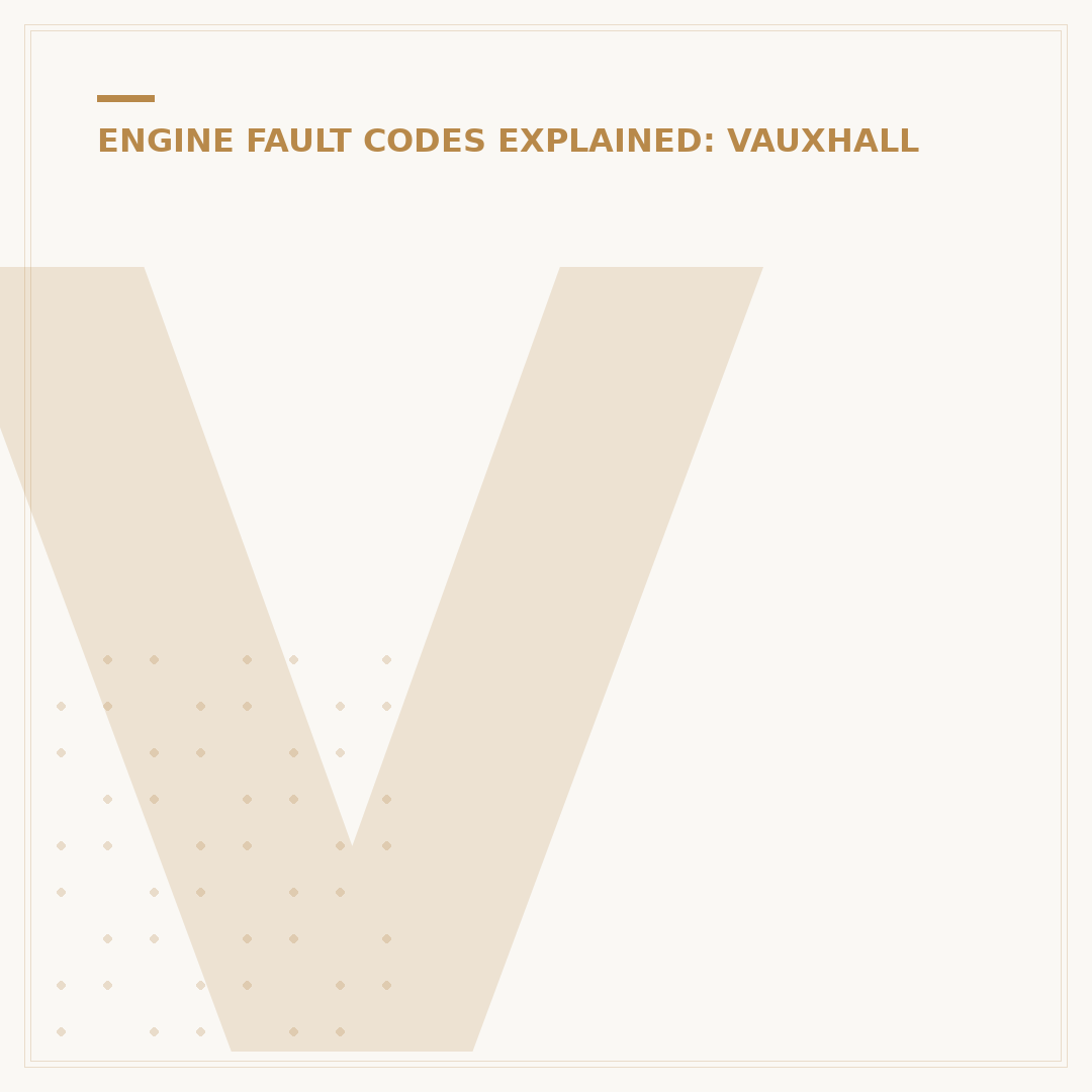 Vauxhall Corsa P0171 Code: What It Means & How To Fix