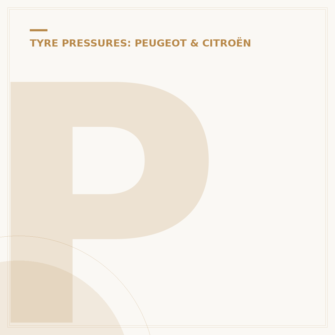 Peugeot 206 Tyre Pressure