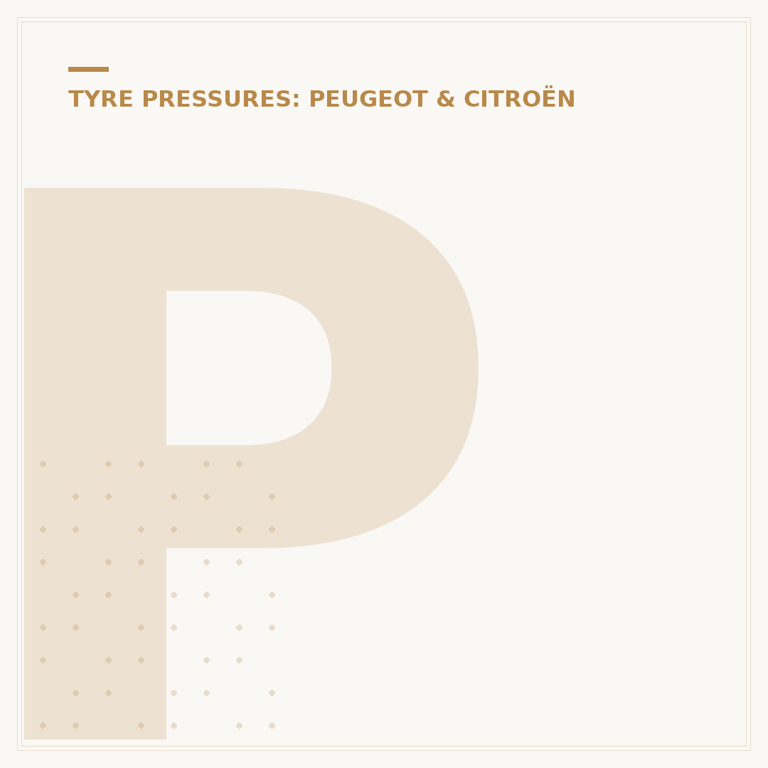 Peugeot 208 Tyre Pressure Reset: How To Recalibrate