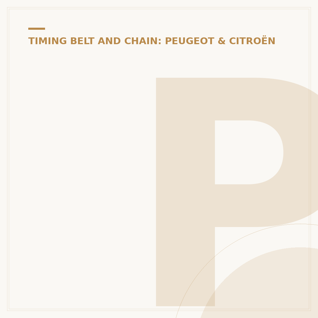 Peugeot 308 Timing Belt: When to Replace & Costs