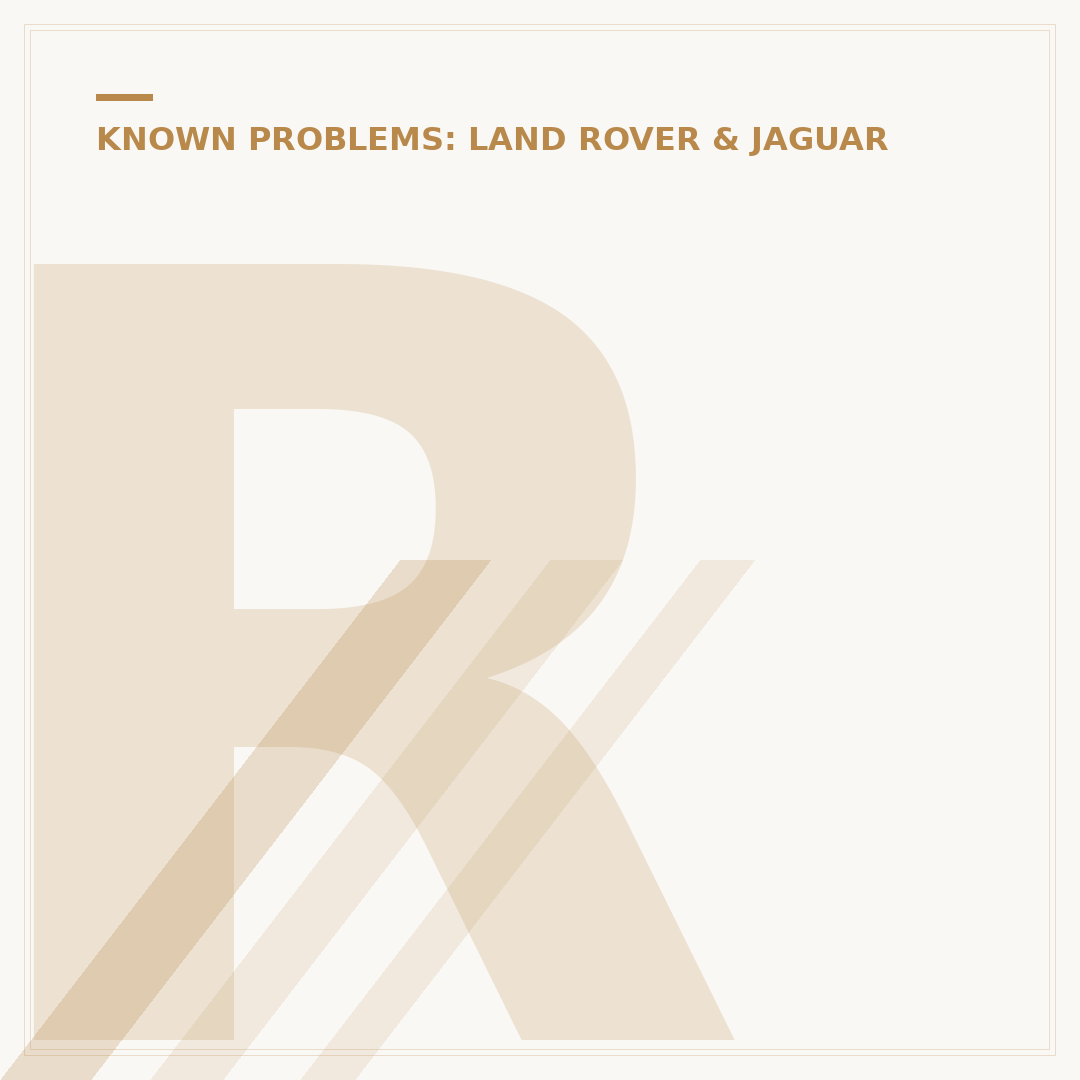 Range Rover Evoque Engine Problems: Common Issues & Checks
