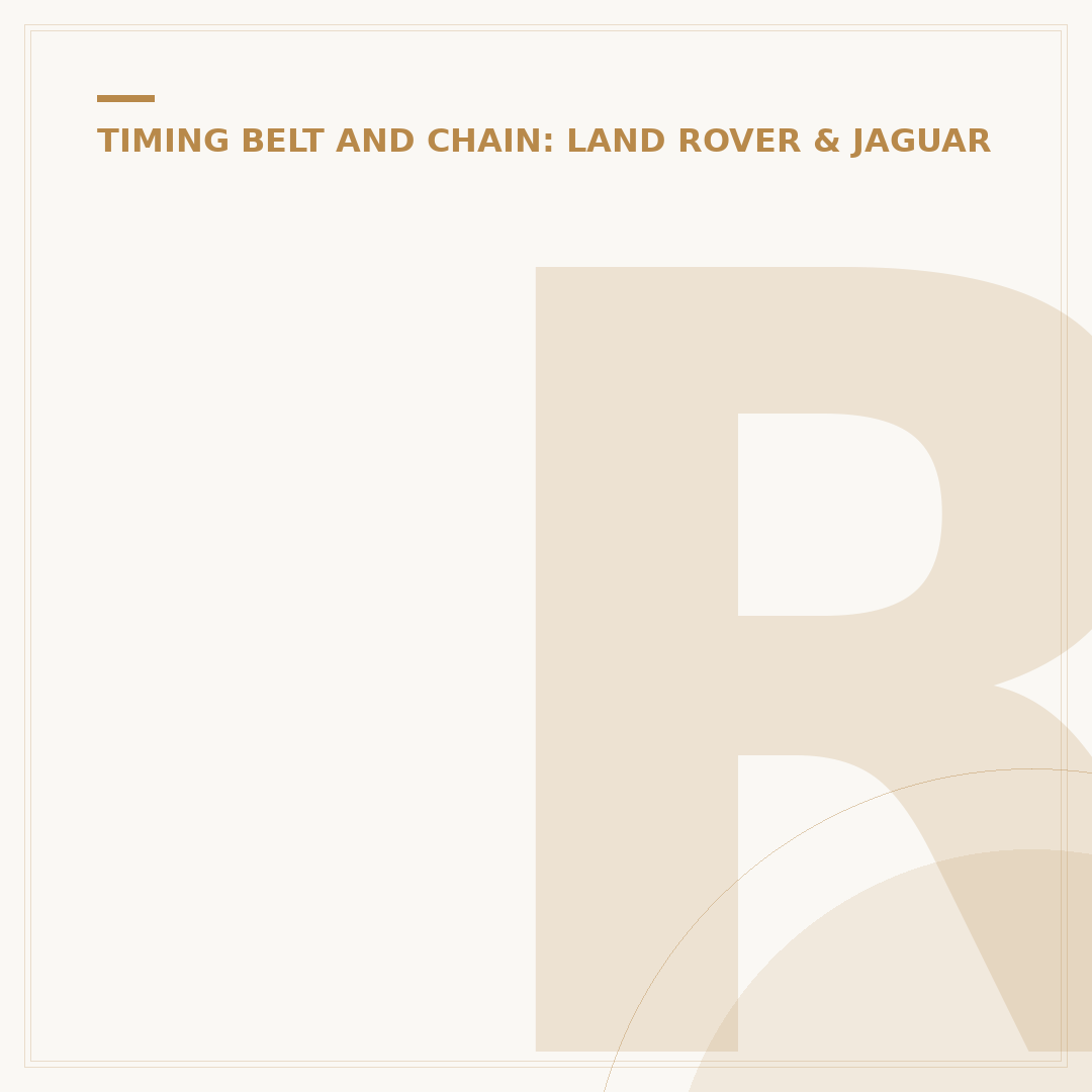 Range Rover Evoque 2.0 Timing Chain Replacement